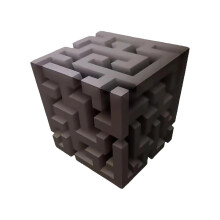 Sticker mural 3D « Coins impossibles », effet illusion d'optique, cube stéréoscopique fantaisiste, grand format repositionnable – Compatible