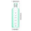 Misurino in plastica trasparente da 750 ml con coperchio, verde 3
