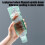 Misurino in plastica trasparente da 750 ml con coperchio, verde 5
