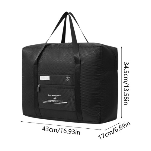 Foldable nylon luggage bag large capacity 36L 2