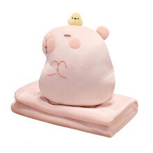 Manta de almohada Capybara de algodón suave y cálida