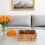 2Pcs Lightweight Handwoven Wicker Storage Baskets for Decorative Shelves 2