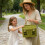 House-Shaped Rattan Basket with Lid and Handle 3