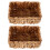2Pcs Lightweight Handwoven Wicker Storage Baskets for Decorative Shelves 6