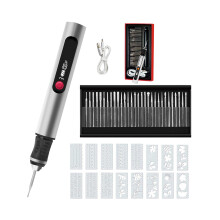 Stylo à graver électrique rechargeable avec batterie au lithium