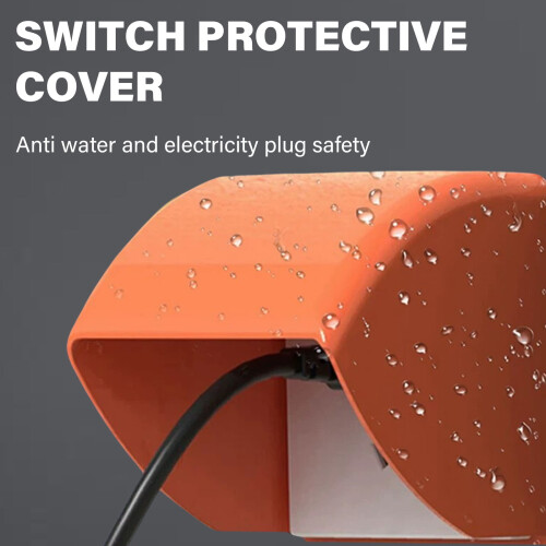 Outdoor Waterproof Socket Cover86Type Plastic Dustproof 1