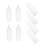8pcs Refillable Condiment Bottle Transparent PE Kitchen Utensil Home Use 6
