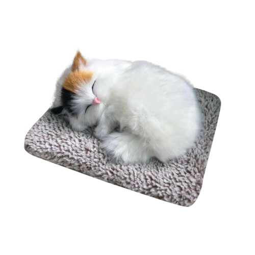Bréagán Cat Codlata le Fuaim Meow – Mini Kitty Gleoite do