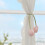 Floral Tulip Curtain Tiebacks Soft Cloth Cord 4