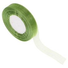 Fita Chinlon Verde Sálvia para Artesanato - 50 Jardas