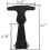 4 Packs Rubber Flexible Hasp T-Handle Draw Latches (Style 1..) 2