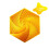 3D-utskriven fraktal hexagonprydnad – spiraldesign 1