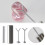 Lot de patchs magnétiques en forme de Y pour nail art T7 5