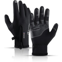 Guanti invernali Velura, termici, antivento, impermeabili, compatibili con touchscreen, per uomo e donna, ideali per il lavoro, il ciclismo e la