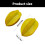 6Pieces Artificial Yellow Realistic Simulation Starfruit Model for Display Kitchen Decoration Photography 6