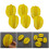 6Pieces Artificial Yellow Realistic Simulation Starfruit Model for Display Kitchen Decoration Photography 2