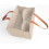 Felt File Tote Organizer met 5 vakken, grijs 3