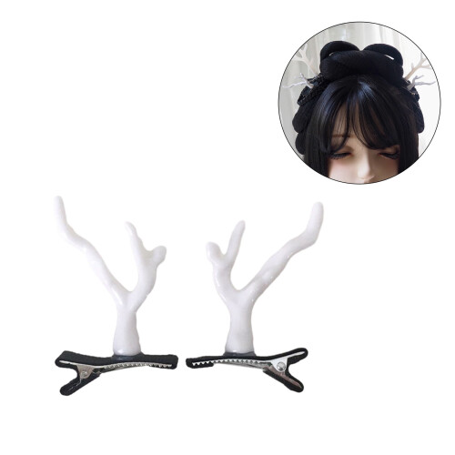 3D Κλιπ μαλλιών Anime με κέρατο για γυναίκες Κοστούμι ρόλων Φουρκέτα Κέρατο δράκου 1