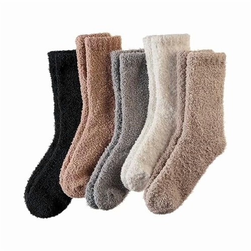Dams mjukisstrumpor vintermikrofiber 1 par