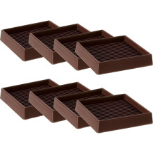 Roți de cauciuc pentru mobilă, 2x2inch, 8 bucăți