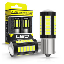 2 darabos LED-es autólámpák (1156/1157/7440/7443/T20) – Fék- és irányjelző, IP67 vízálló, repülőgépipari alumínium, BA15S/BAY15D/W21W