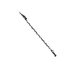 2M Long Cotton Toy Hanging Chain With 20 Metal Clips For-Black