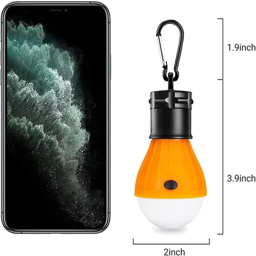 4er-Pack LED-Zeltleuchten mit Haken – Tragbare Campinglaterne 1