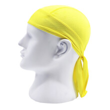Faixa de cabeça e protetor de pescoço para esportes ao ar livre, amarelo, 1 peça