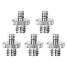 Set di 5 adattatori da 3/8" a 1/4" per montaggio fotocamera DSLR, monopiede, microfono e illuminazione – Compatibile con viti da 1/4M a 3/8M