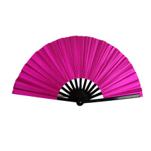 10 Inch PVC Plastic Sound Fan Ideal For Dance And-Rose Red