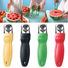 Wassermelonenausstecher und -kugelformer – Kunststoff, bunt, 2-in-1