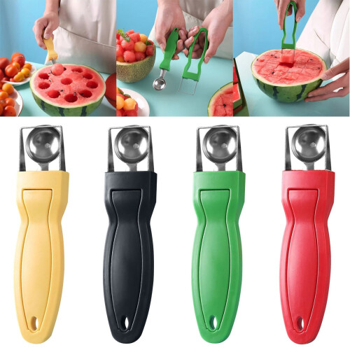 Coupe-pastèque et presse-pastèque – Plastique, 2 en 1