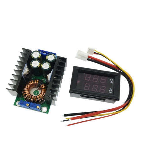 Modul convertor DC Boost-Buck 0-100V10A cu afișaj dublu 1