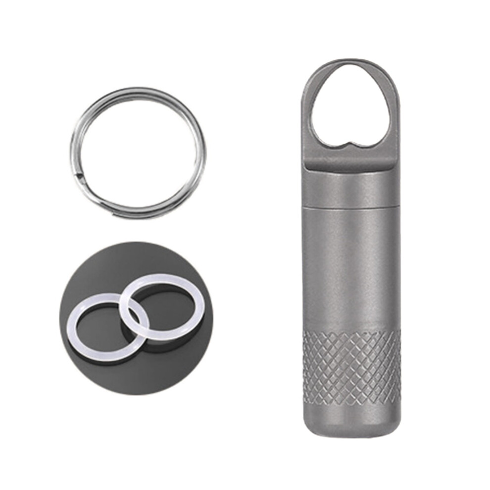 Box Case Keychains Pills Holder Waterproofs Container Bottles for Travel Purse Wallet Pocket Easy to Carry