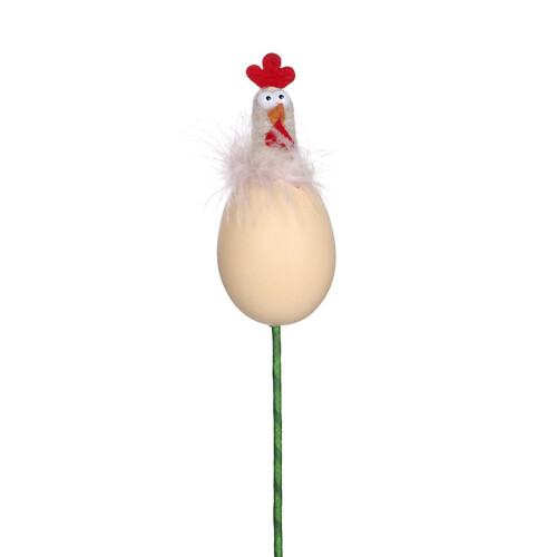 Påskekyllingefigur i æggeskal 35 cm 1