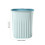 Kitchen Trash Can, Step-On Garbage Can with Lid, Tall Kitchen & Bathroom Trash Can, Small Office Waste Bin, Blue - 3