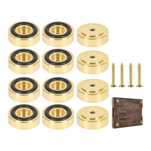 12Pcs Metal Cutting Board Feet with Antislip Base Ensuring