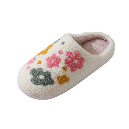 Γυναικείες ορθοπεδικές παντόφλες Willtoo Fuzzy Flower - Memory Foam με αντιολισθητική σόλα από 1