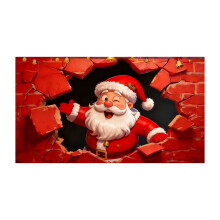 1 pezzo di copertura natalizia per porta da garage (2 x 1,5 m) – Striscione "Buon Natale e Felice Anno Nuovo" per interni/esterni/feste,