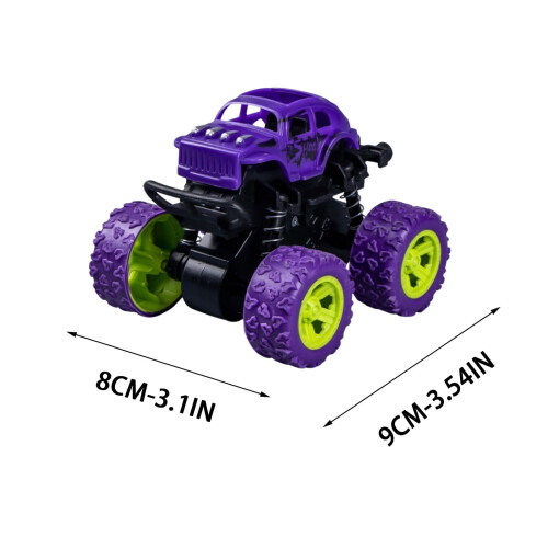 Παιχνίδια Monster Truck για παιδιά 3-7 ετών, Αυτοκίνητα Push & Go με κινητήρα τριβής, Δώρα 2