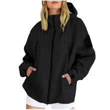 Sweat à capuche zippé, léger et imperméable pour couples – Vêtement tendance pour l'extérieur et les loisirs, idéal pour les aventures en