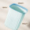 Kitchen Trash Can, Step-On Garbage Can with Lid, Tall Kitchen & Bathroom Trash Can, Small Office Waste Bin, Blue - 7