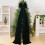 Fluweelrode strik als kerstdecoratie, 30 cm 3