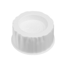 Food Grade Silicone Mousse Cake Molds Round Shaped-White 3
