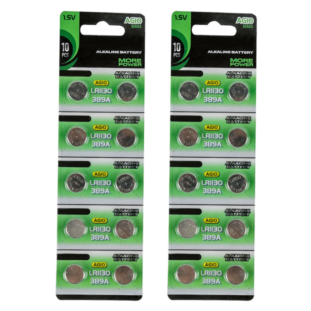 10Pcs/20Pcs Ag10 Lr1130 Coin Cell Batteries 1.55V Long Lasting Power Alkaline Button Coin For Calculators And Toy 9425574924285