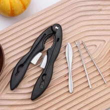 Casse-fruits de mer et fourchettes — Outils en acier inoxydable pour crabes et homards lors de barbecues, kit de décorticage format familial pour