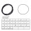 Flat Drive Belt for Turntable 1mm 10pcs 3