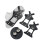 10Spikes Snow Ice Grips κατάλληλες για μπότες/παπούτσια για ενήλικες, πεζοπορία, περπάτημα 3