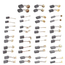 46Pcs Electric Motor Carbon Brushes 23 Sizes Carbon Brush Motors Brushes Replacement for Power Tool,46 x Electric Motor Carbon Brushes
