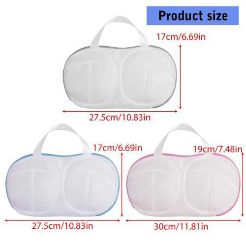 Sac de protection pour linge en nylon renforcé, lavable en machine 2